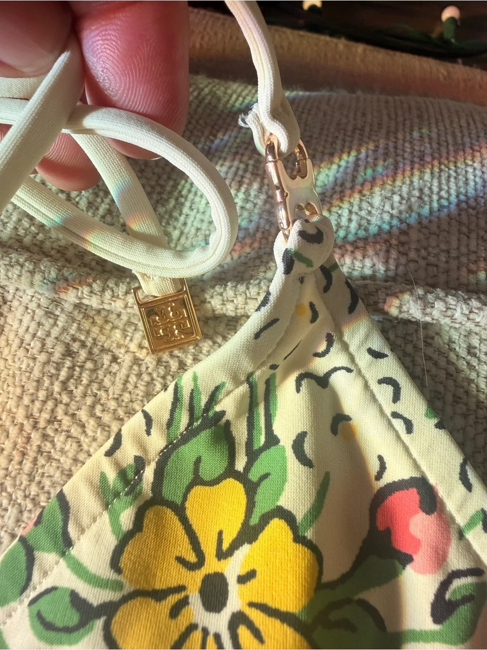 Tory Burch Beautiful Floral String Bikini Set